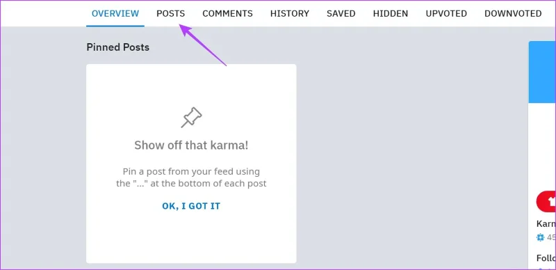Come eliminare tutti i commenti e i post di Reddit sul browser Web