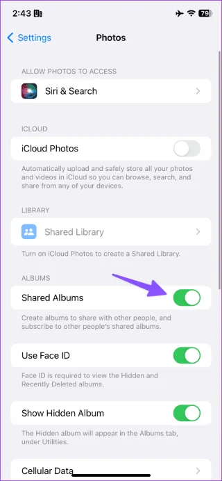 8 meilleures façons de réparer les photos Apple qui n'affichent pas les albums partagés