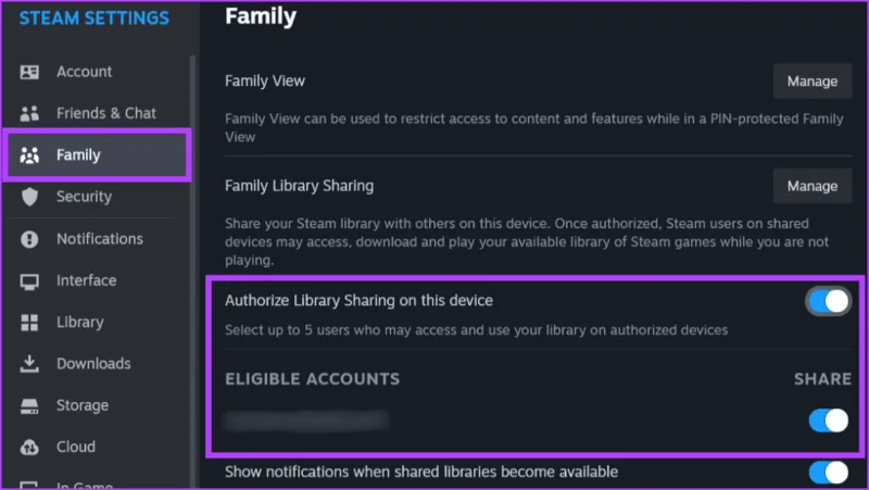 Comment partager des jeux sur Steam avec vos amis et votre famille