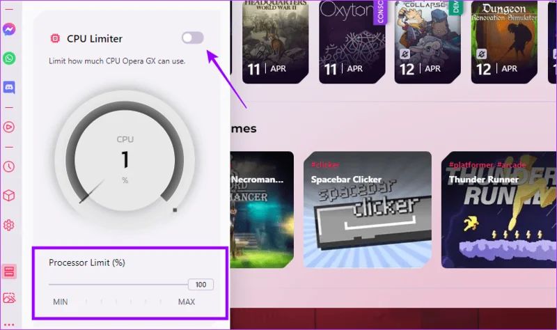 I 9 migliori modi per limitare l'utilizzo della RAM in Opera GX