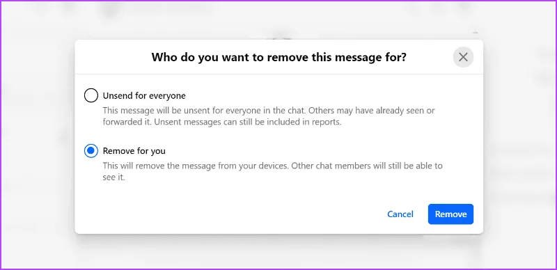 Pouvez-vous récupérer les messages Facebook supprimés