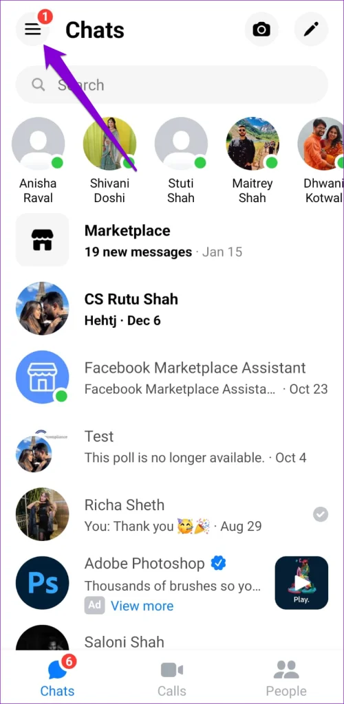 Les 7 meilleures façons de corriger la notification Facebook Messenger ne disparaîtront pas