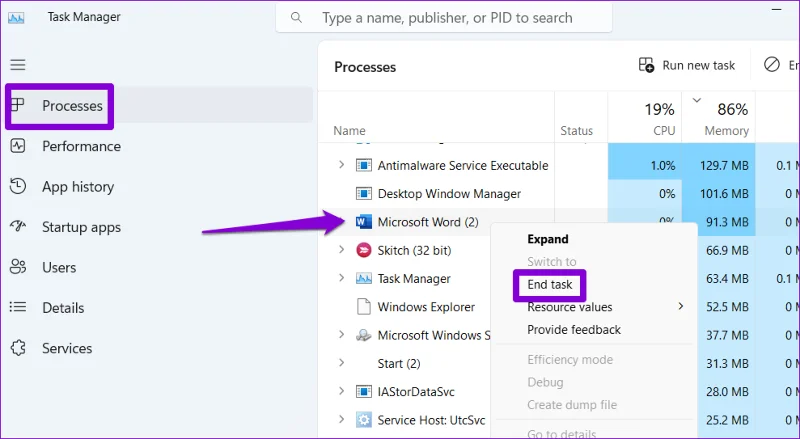 Las 7 formas principales de corregir la lectura en voz alta que no funciona en Microsoft Word para Windows