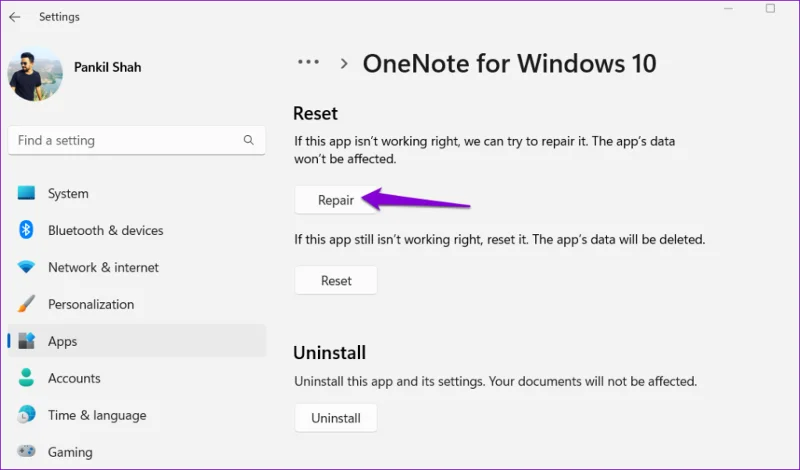 Las 6 formas principales de solucionar la imposibilidad de iniciar sesión en Microsoft OneNote en Windows