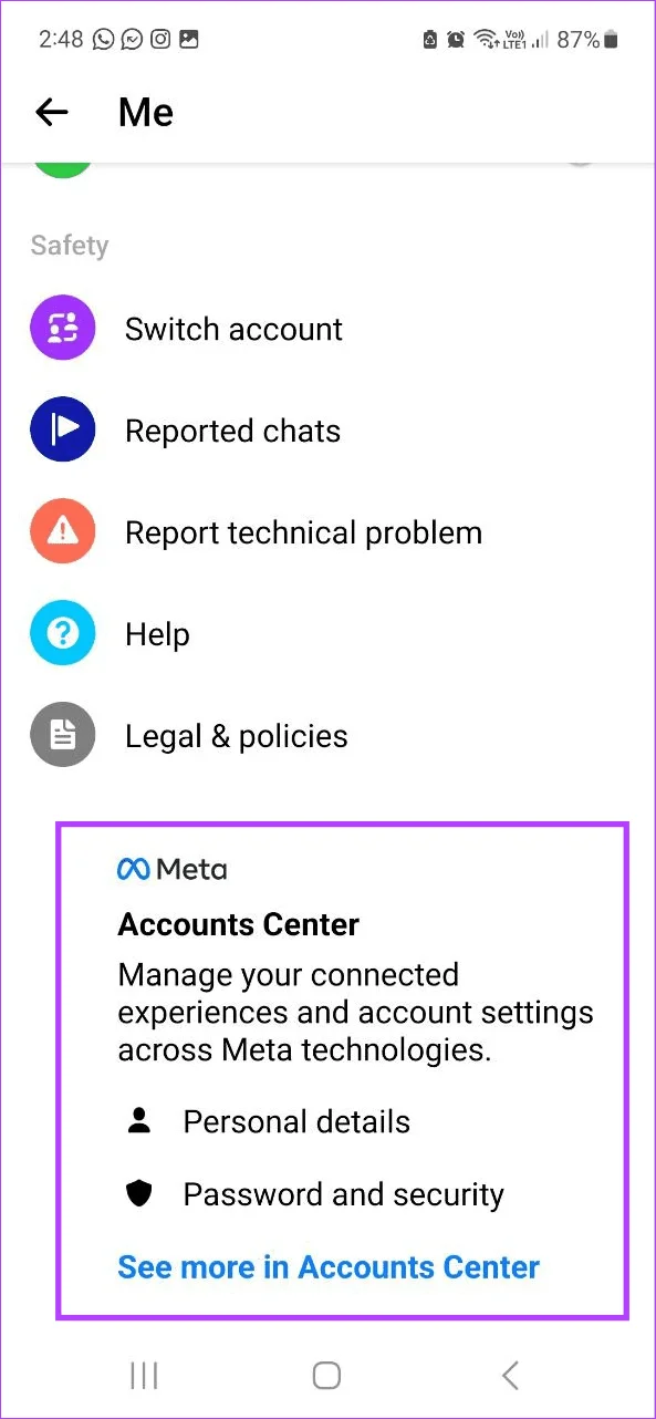 Uitloggen bij Facebook en Messenger op alle apparaten