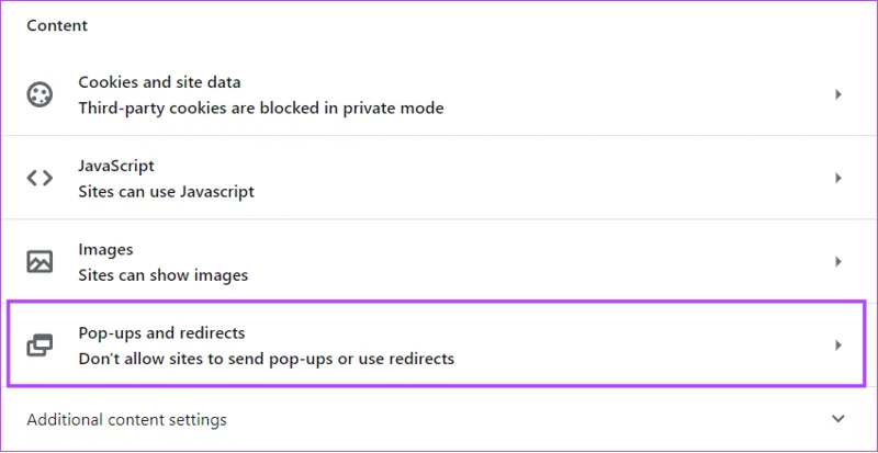 Come consentire o bloccare popup e reindirizzamenti su Opera