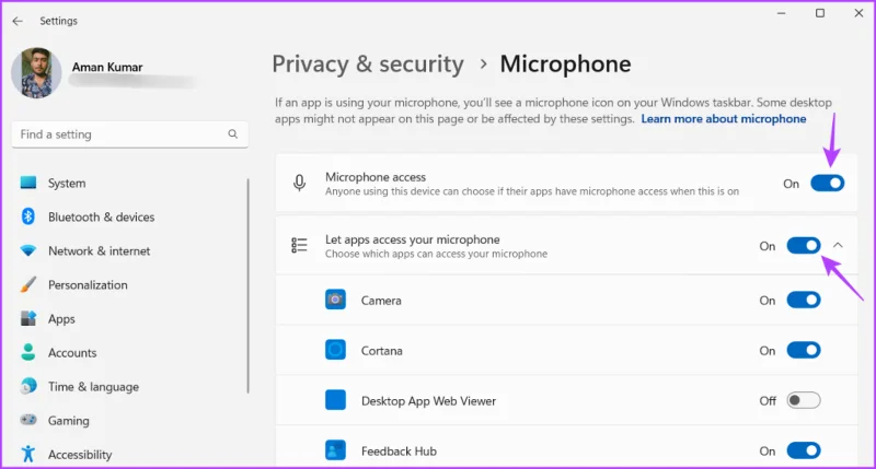 Las 5 formas principales de reparar la grabadora de sonido que no funciona en Windows 11