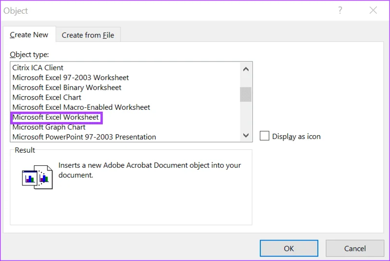 3 طرق لإدراج جدول بيانات Excel في مستند Word