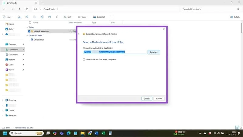 Cómo establecer un video como protector de pantalla en Windows 11