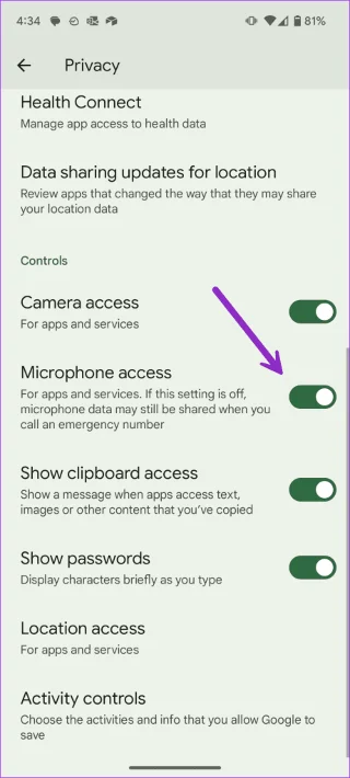 Activer microphone Android