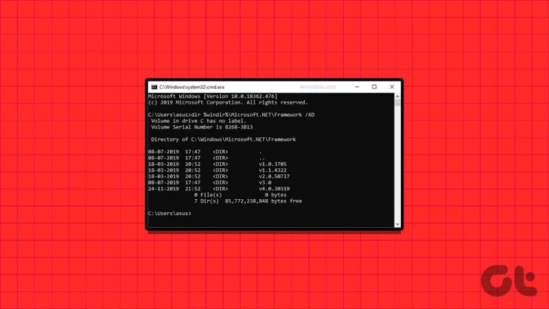 5 szybkich sposobów sprawdzania wersji .NET Framework w systemach Windows 10 i Windows 11
