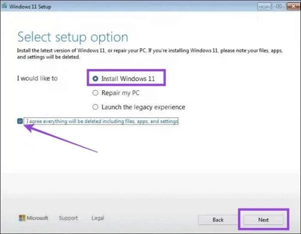 Cómo regresar a una versión anterior de Windows después de la actualización de Windows 11 24H2