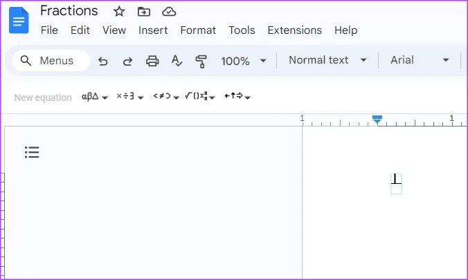 4 meilleures façons de créer une fraction dans Google Docs
