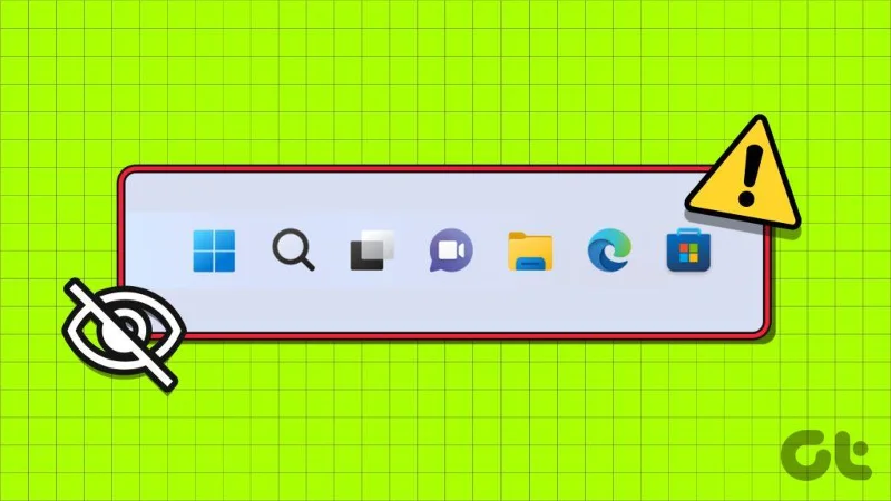 Las 6 formas principales de arreglar la barra de tareas oculta automáticamente que no funciona en Windows 11