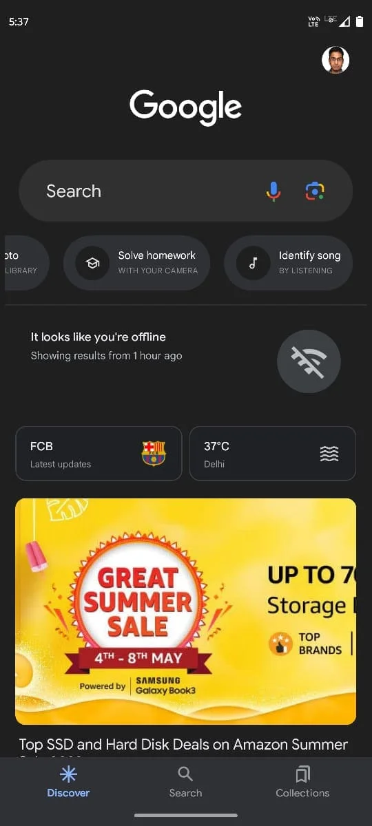 Solución – Google para Android se Muestra como Sin Conexión