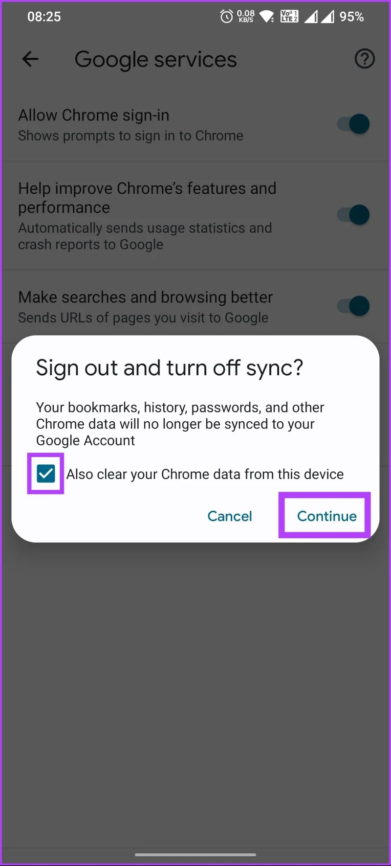Hoe u een Google-account uit Chrome verwijdert