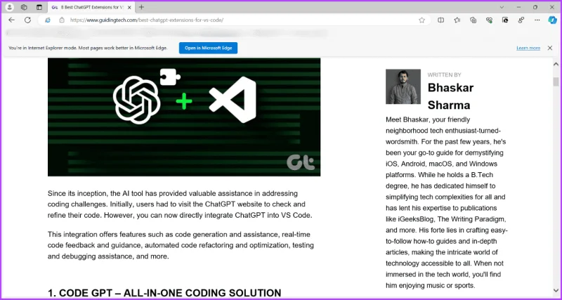Hoe u de Internet Explorer-modus in Microsoft Edge in Windows in- of uitschakelt