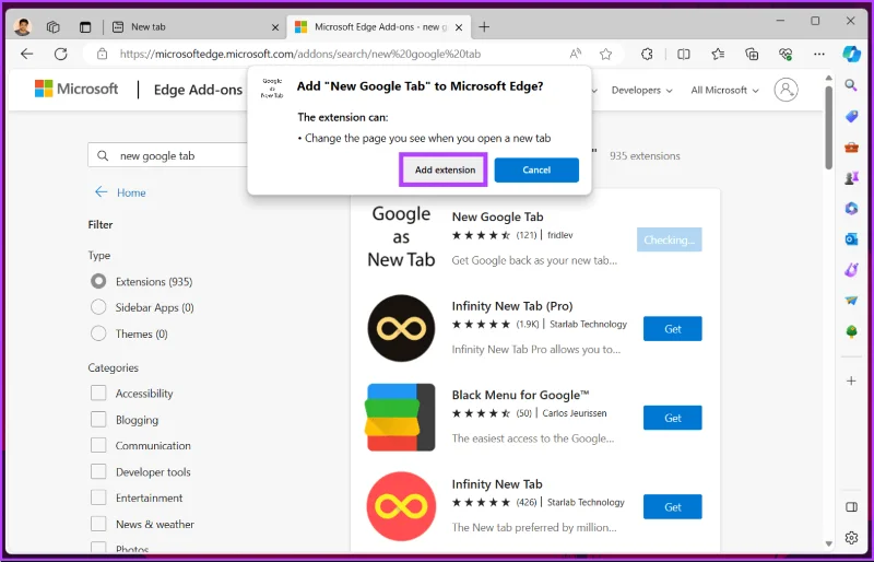 Hoe u van Google de standaardzoekmachine op Microsoft Edge kunt maken