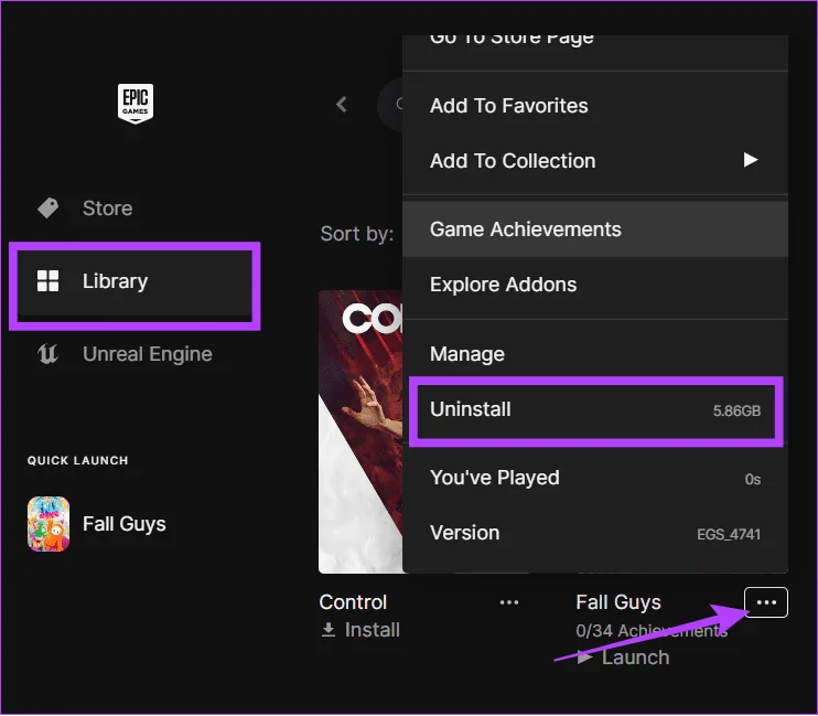 Comment changer l'emplacement d'installation d'Epic Games sous Windows