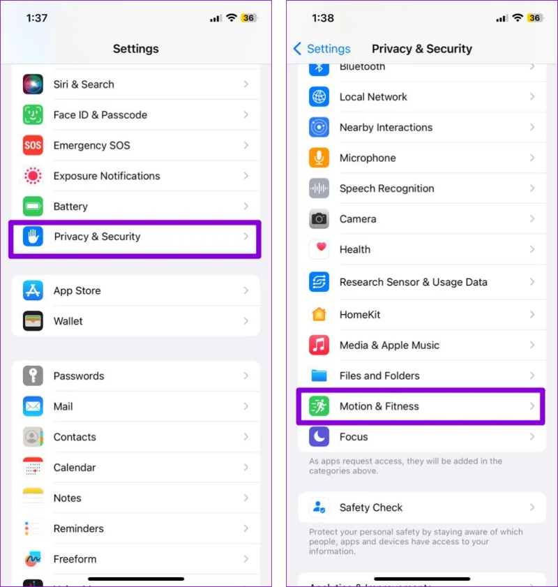 Top 6 manieren om de gezondheidsapp te repareren die geen stappen op de iPhone volgt