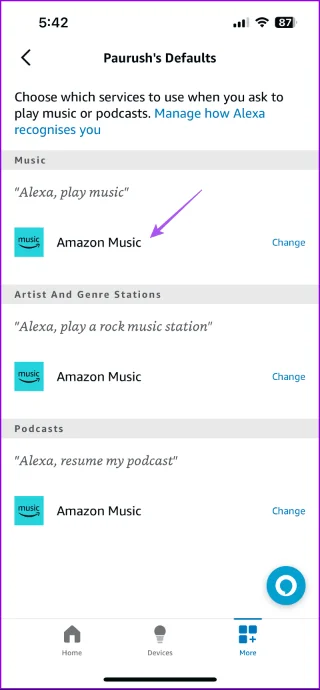 8 modi per risolvere il problema con Alexa che non riproduce Amazon Music
