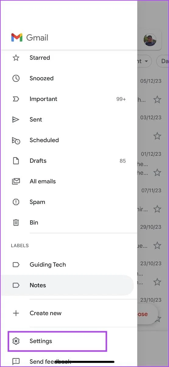 Come eliminare cartelle o etichette in Gmail