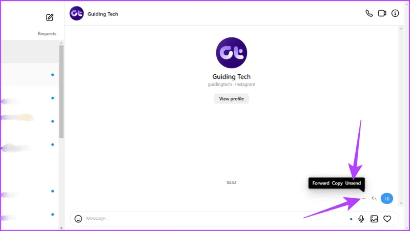 Come modificare i messaggi su Instagram