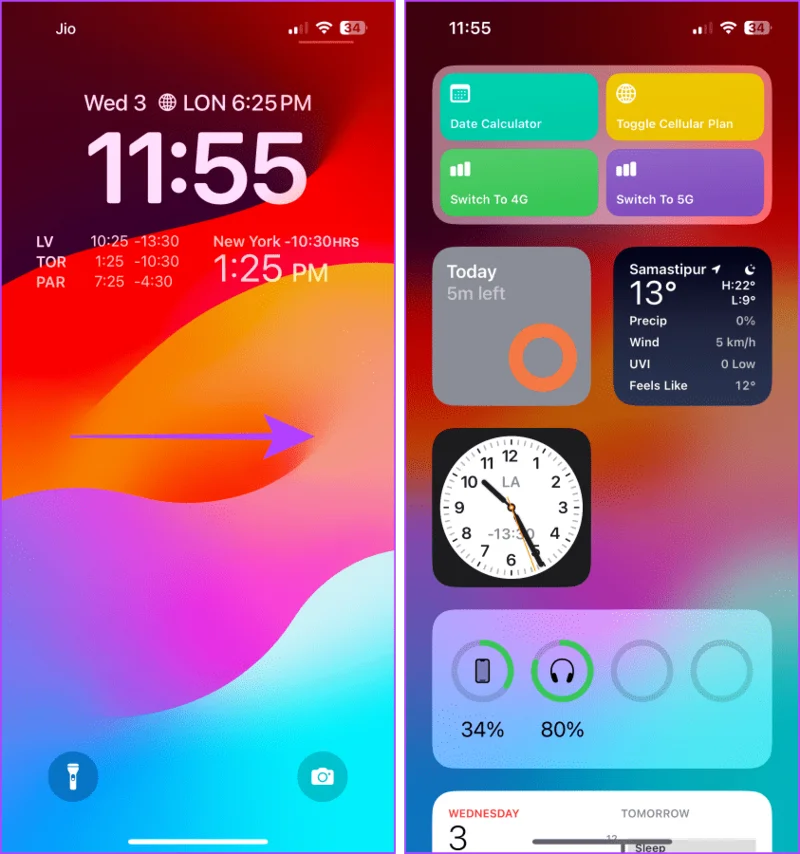 4 manieren om klok toe te voegen en aan te passen op het iPhone-vergrendelscherm