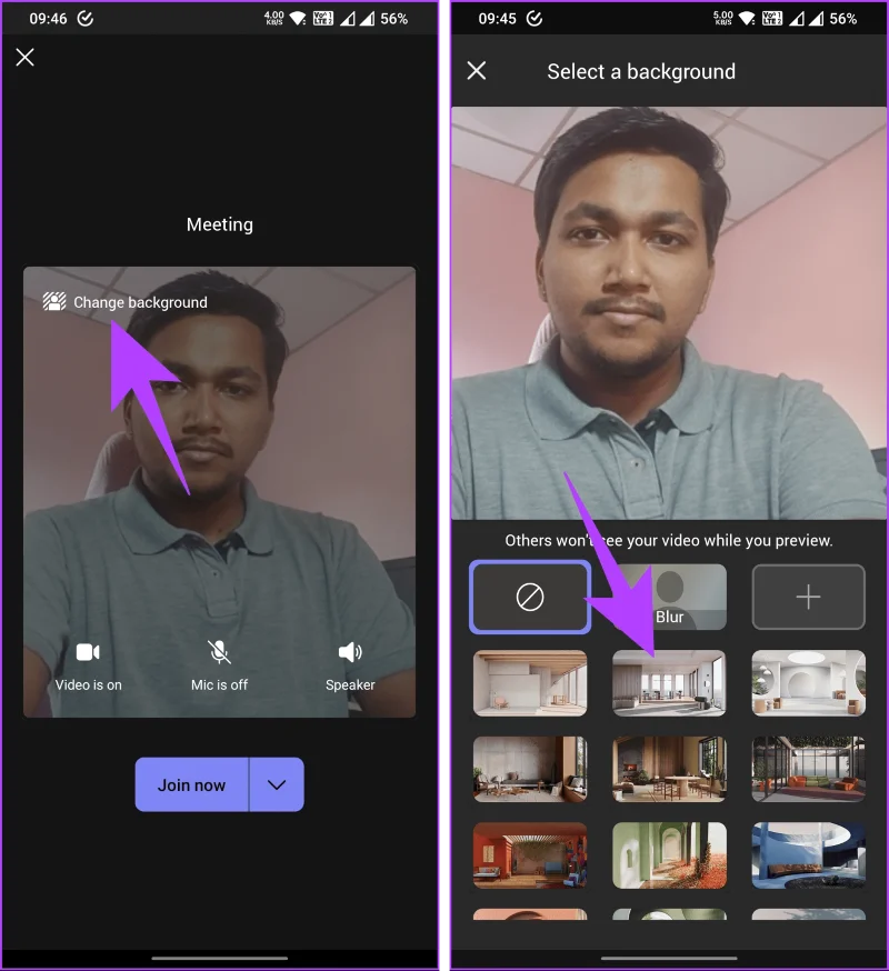 Come cambiare lo sfondo in Microsoft Teams