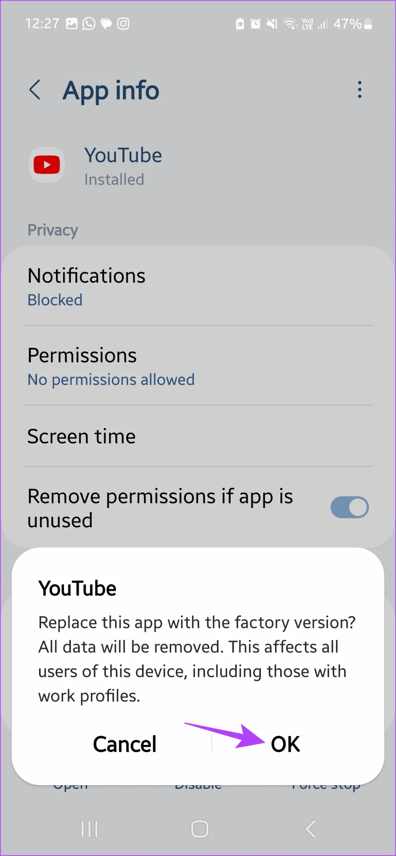 5 modi per risolvere il problema con il Wi-Fi dell'app YouTube che non funziona