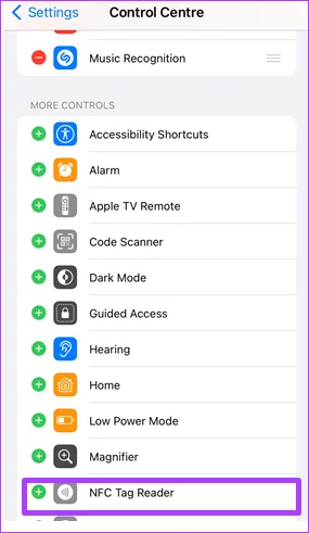 Hoe u de NFC-taglezer op een iPhone gebruikt