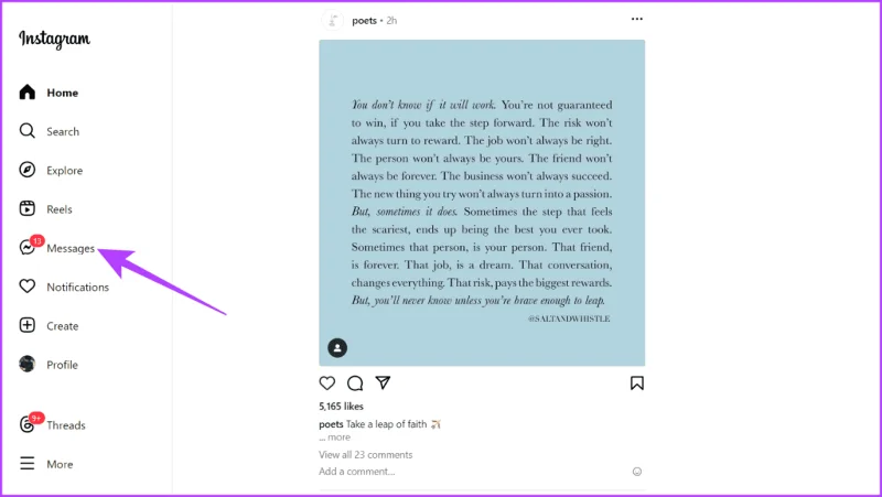 Come modificare i messaggi su Instagram