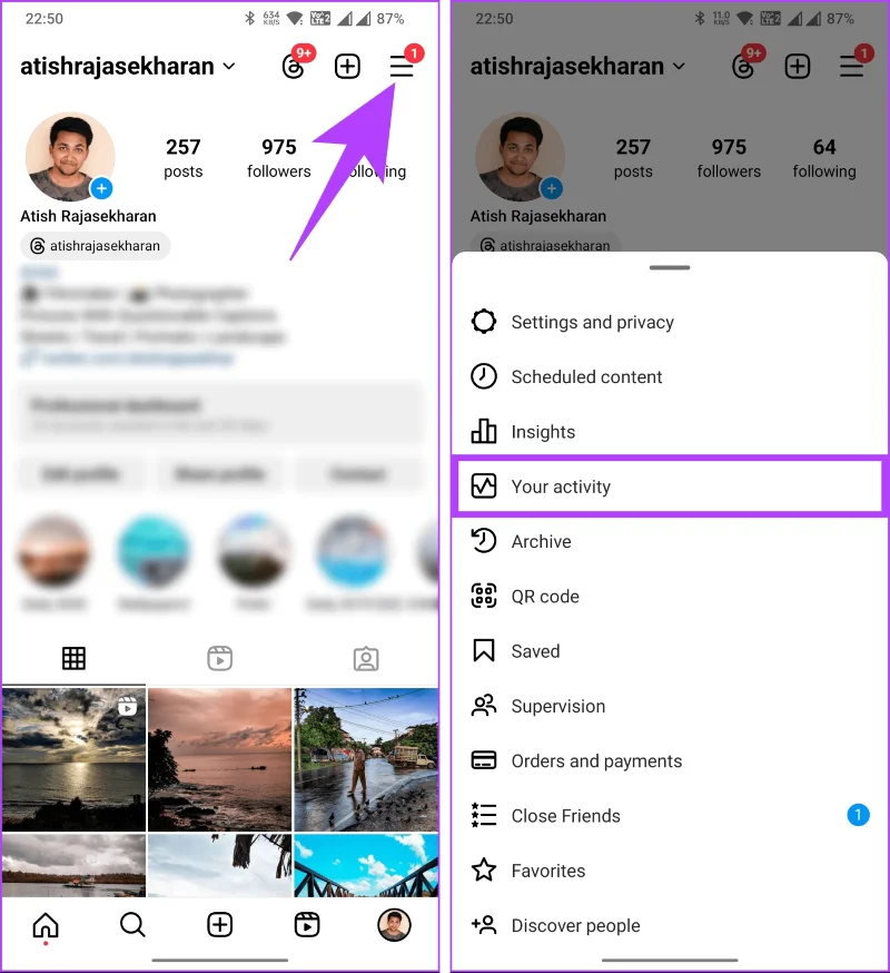 Comment voir les liens récemment ouverts sur Instagram