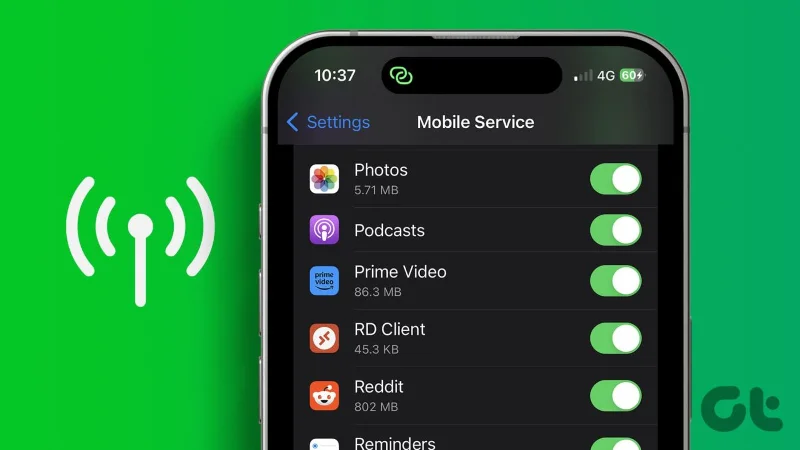 Hoe u het maandelijkse of dagelijkse gegevensgebruik op de iPhone kunt controleren