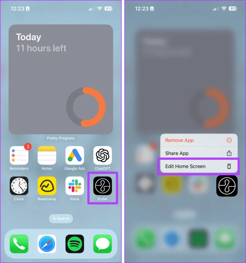 Hoe u apps op de iPhone verplaatst of herschikt