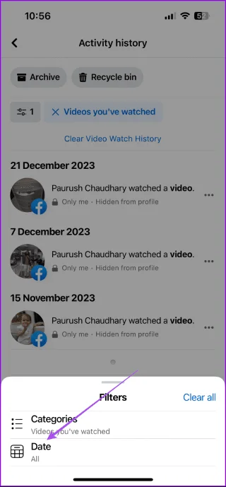 Comment supprimer l'historique de surveillance Facebook sur mobile et ordinateur de bureau