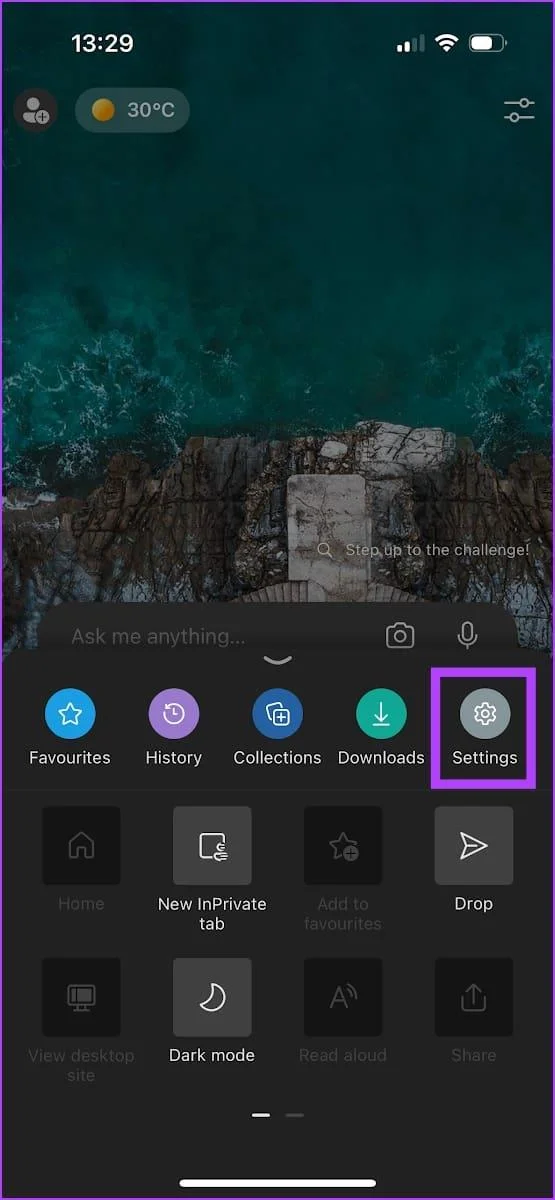 วิธีล้างแคชและคุกกี้บน Microsoft Edge