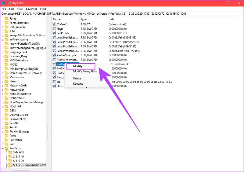 Cómo cambiar el nombre de la carpeta de usuario en Windows 11