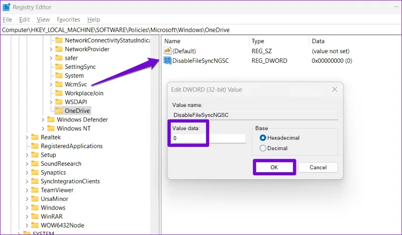 Las 6 soluciones principales para OneDrive que no aparece en el Explorador de archivos en Windows