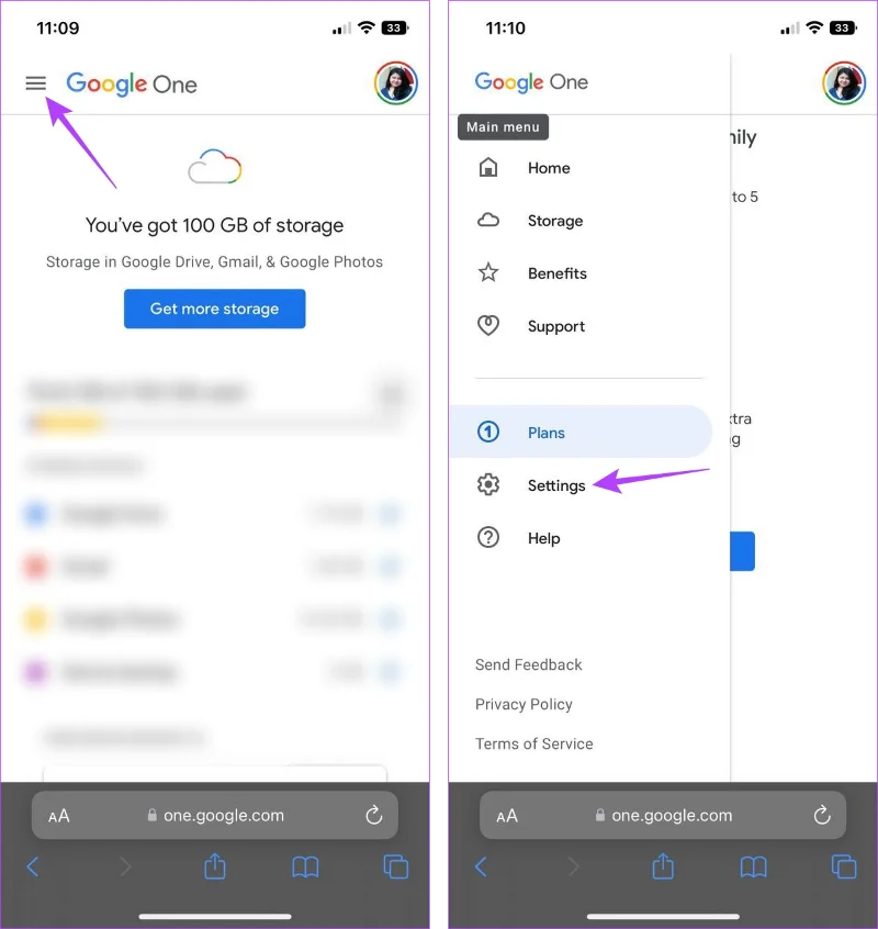 Cosa succede quando annulli un abbonamento a Google One