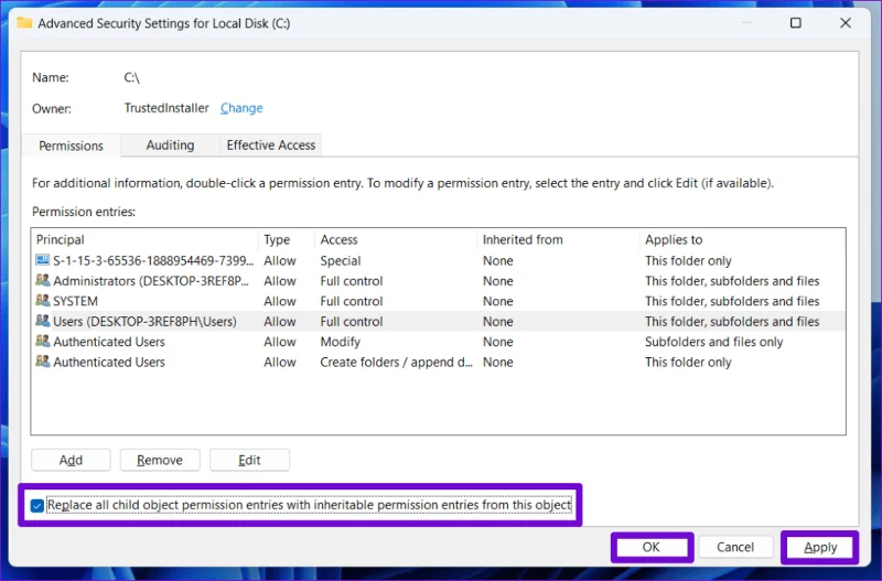 Las 7 soluciones principales para el error 'El cliente no posee un privilegio requerido' en Windows