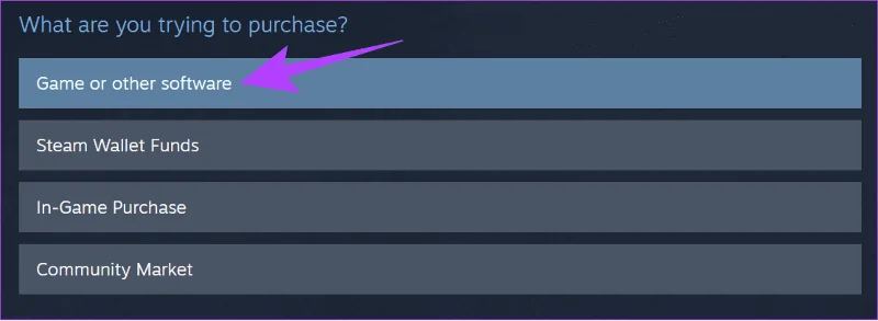 Comment corriger l'erreur d'achat (transaction) en attente sur Steam