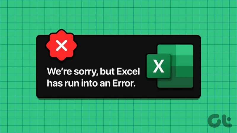 As 6 principais correções para o Excel encontraram um problema de erro no Windows
