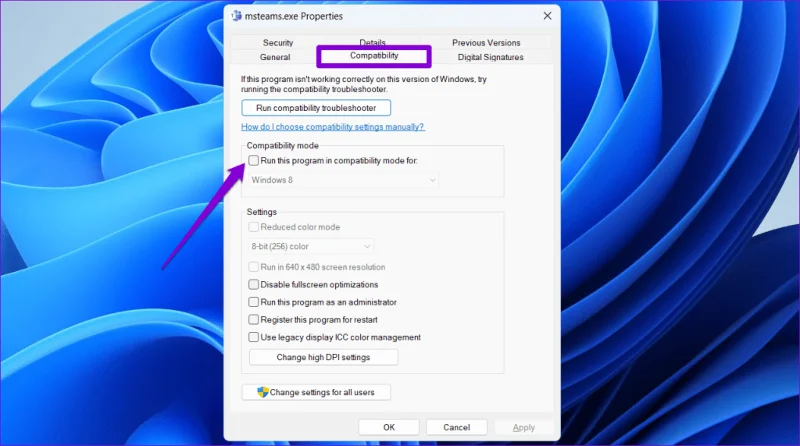 Las 7 soluciones principales para un problema de error en Microsoft Teams en Windows