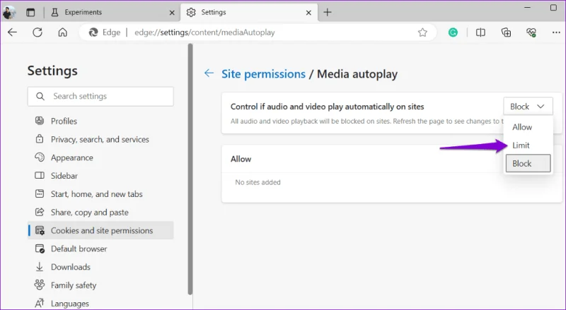 Hoe u automatisch afspelen voor audio en video's in Microsoft Edge kunt uitschakelen
