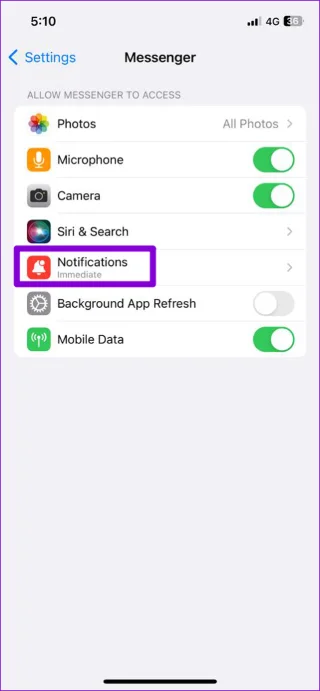 Les 7 meilleures façons de corriger la notification Facebook Messenger ne disparaîtront pas