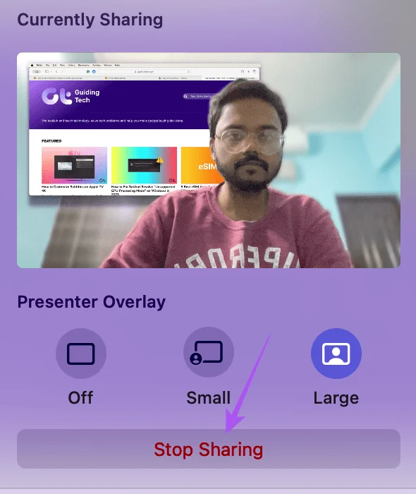 Comment utiliser la superposition du présentateur sur Mac
