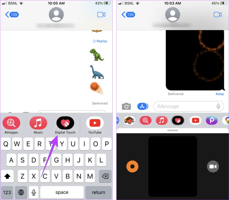 Top 9 iMessage-trucs zoals Pew Pew om speciale effecten op de iPhone toe te voegen