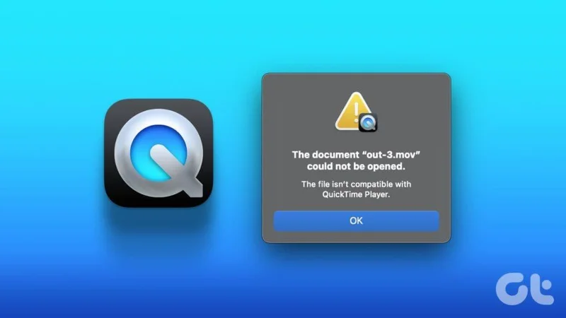 Comment corriger l'erreur «&nbsp;Ce fichier n'est pas compatible avec Quicktime Player&nbsp;»