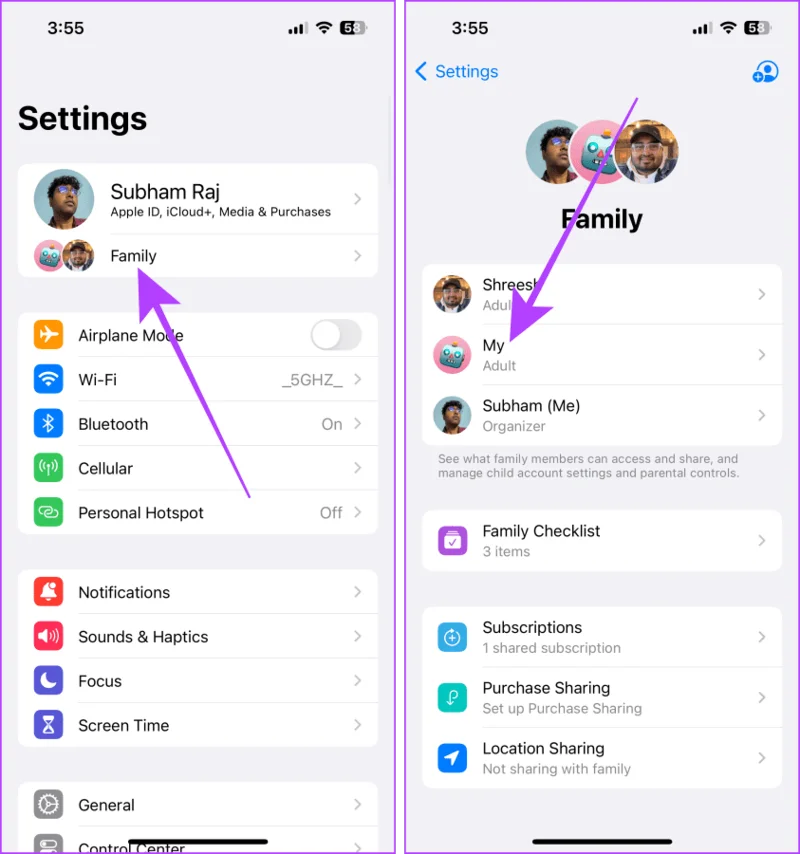 Hoe u Family Sharing kunt verlaten op iPhone, iPad en Mac